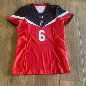 Under Armour Cincinnati Bearcats S/S Soccer Jersey Womens S